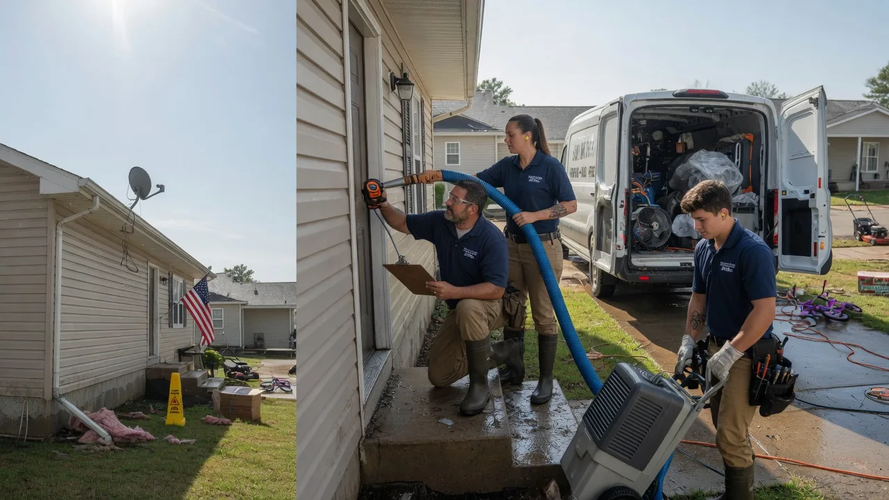 Ceiling Water Damage Restoration in Cunningham, TX near me