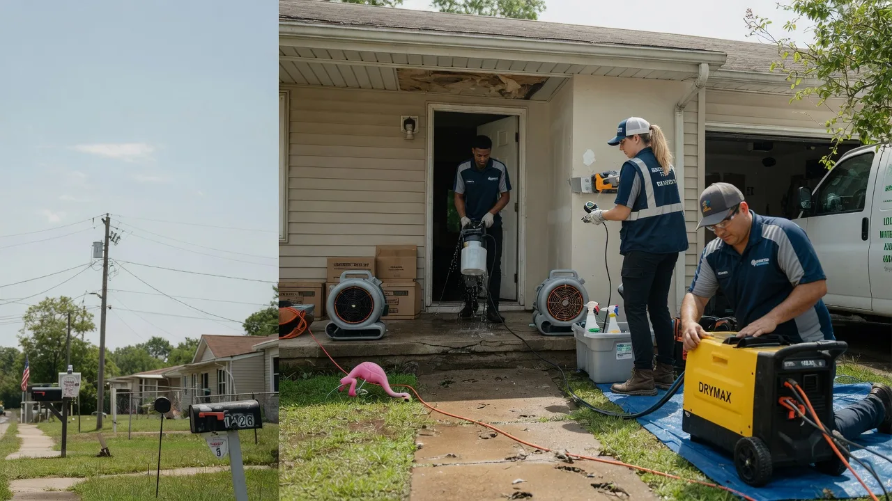 Storm Damage Water Removal in Cunningham, TX near me